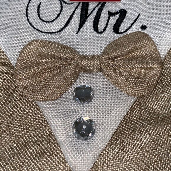 At home Mr. & Mrs. Christmas Stocking set - Picture 6 of 6